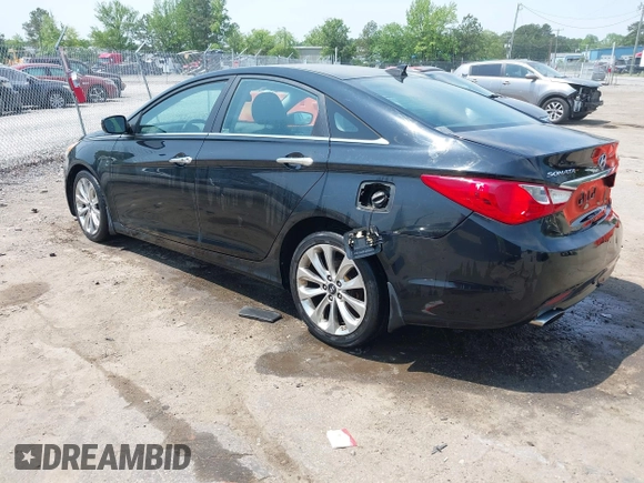 2013 Hyundai Sonata Limited with VIN 5NPEC4AC0DH764842, listed as a IAAI auction lot 42160807 with 154,148 mi miles and . Bid and sale history available at DreamBid. Image 3.