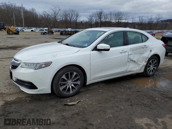 2017 Acura TLX with VIN 19UUB1F37HA002676, listed as a Copart auction lot 48238855 with 110,143 mi miles and Salvage Title. Bid and sale history available at carsss.com. Image 1.
