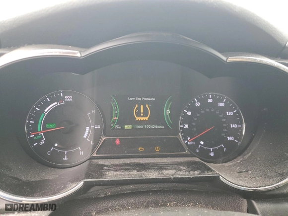 2013 Kia Optima Hybrid EX with VIN KNAGM4AD0D5043674, listed as a Copart auction lot 86574224 with 192,424 mi miles and Salvage Title. Bid and sale history available at carsss.com. Image 9.