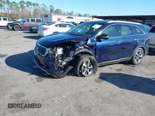 2019 Kia Sorento EX Sport V6 with VIN 5XYPH4A53KG550363, listed as a IAAI auction lot 41699256 with 75,681 mi miles. Bid and sale history available at carsss.com. Image 16.