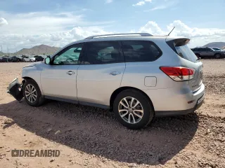 2016 Nissan Pathfinder S z VIN 5N1AR2MN7GC616925, wystawiony jako Copart lot #65597565 z przebiegiem 96 412 mil mil oraz Szkoda całkowita • Salvage title. Historia ofert i sprzedaży dostępna na DreamBid. Obrazek 2.
