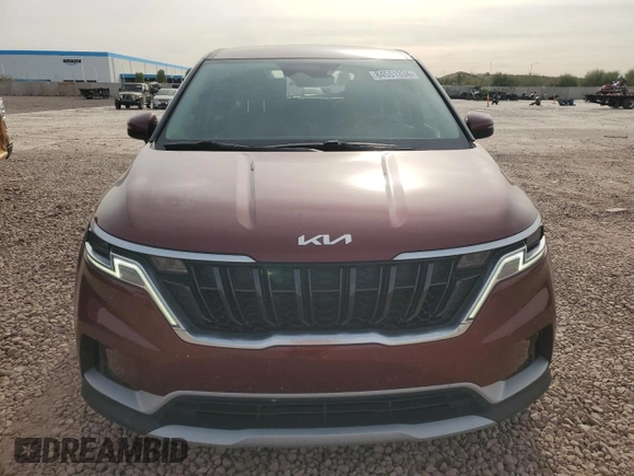 2022 Kia Carnival LXS with VIN KNDNB4H39N6109664, listed as a Copart auction lot 84551334 with 38,454 mi miles and Salvage Title. Bid and sale history available at carsss.com. Image 5.