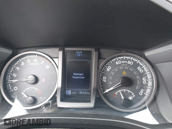 2017 Toyota Tacoma SR5 with VIN 3TMAZ5CN7HM026618, listed as a IAAI auction lot 42033682 with 96,430 mi miles and . Bid and sale history available at carsss.com. Image 7.