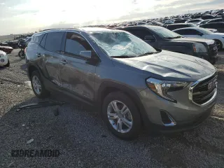 2020 GMC Terrain SLE with VIN 3GKALTEV3LL129153, listed as a Copart auction lot 44145915 with 51,472 mi miles and Salvage Title. Bid and sale history available at DreamBid. Image 4.