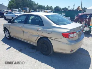 2011 Toyota Corolla L with VIN 2T1BU4EE9BC746710, listed as a IAAI auction lot 39517533 with 1 mi miles. Bid and sale history available at carsss.com. Image 3.