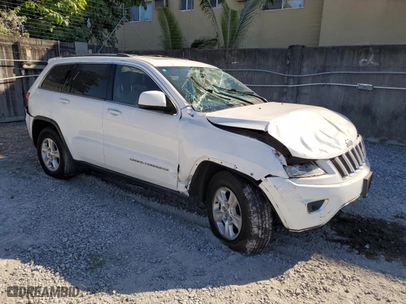 2014 Jeep Grand Cherokee Laredo with VIN 1C4RJFAG3EC123414, listed as a Copart auction lot 83836894 with 65,244 mi miles and Salvage Title. Bid and sale history available at carsss.com. Image 4.