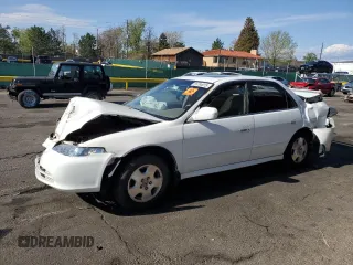 2002 Honda Accord EX z VIN 1HGCG16512A080036, wystawiony jako Copart lot #55794075 z przebiegiem Nie podano mil oraz Szkoda całkowita • Salvage title. Historia ofert i sprzedaży dostępna na DreamBid. Obrazek 1.