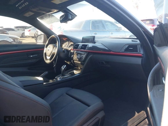 2014 BMW 4 Series 428i with VIN WBA3N7C55EK221259, listed as a IAAI auction lot 41322781 with 100,274 mi miles and . Bid and sale history available at carsss.com. Image 5.