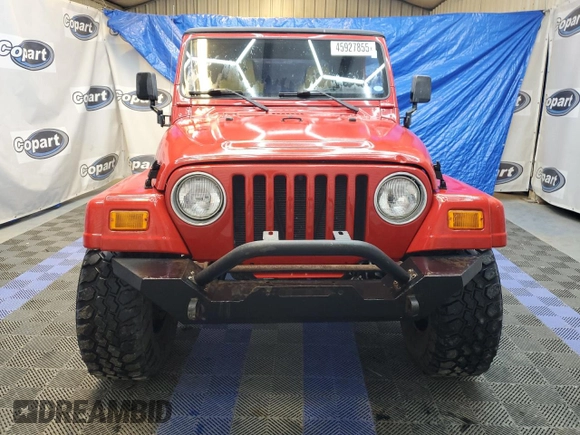 2003 Jeep Wrangler X with VIN 1J4FA39S93P307797, listed as a Copart auction lot 45927855 with 59,914 mi miles and Clean Title. Bid and sale history available at carsss.com. Image 5.