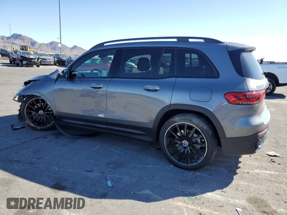2020 Mercedes-Benz GLB 250 z VIN W1N4M4HB8LW040081, wystawiony jako Copart lot #54938735 z przebiegiem 21 634 mil mil oraz Szkoda całkowita • Salvage title. Historia ofert i sprzedaży dostępna na DreamBid. Obrazek 2.