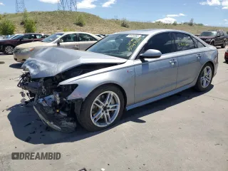 2016 Audi A6 Prestige with VIN WAUHGAFCXGN003553, listed as a Copart auction lot 57470265 with 89,026 mi miles and Salvage title. Bid and sale history available at DreamBid. Image 1.