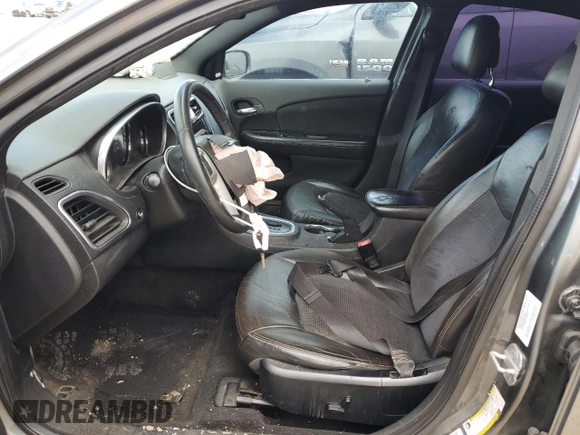 2012 Chrysler 200 S with VIN 1C3CCBHG9CN162092, listed as a Copart auction lot 53991634 with 145,094 mi miles and Salvage Title. Bid and sale history available at carsss.com. Image 7.