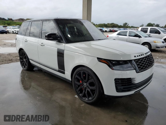 2018 Land Rover Range Rover with VIN SALGR2RV5JA503073, listed as a Copart auction lot 38466314 with 74,366 mi miles and . Bid and sale history available at DreamBid. Image 4.