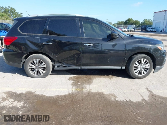 2018 Nissan Pathfinder SV with VIN 5N1DR2MM1JC607813, listed as a IAAI auction lot 40608478 with 137,261 mi miles and . Bid and sale history available at DreamBid. Image 14.