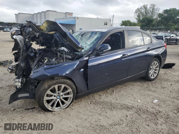 2017 BMW 3 Series 320i with VIN WBA8E1G37HNU18934, listed as a Copart auction lot 78614524 with 63,445 mi miles and Non Repairable. Bid and sale history available at DreamBid. Image 1.