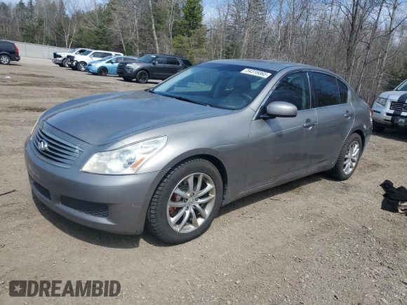 2007 Infiniti G35 with VIN JNKBV61F27M817083, listed as a Copart auction lot 54316065 with 217,079 mi miles and Clean Title. Bid and sale history available at DreamBid. Image 1.