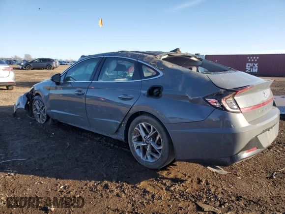 2020 Hyundai Sonata SEL z VIN 5NPEF4JAXLH035350, wystawiony jako Copart lot #49382765 z przebiegiem 80 259 mil mil oraz Szkoda całkowita • Salvage title. Historia ofert i sprzedaży dostępna na DreamBid. Obrazek 2.