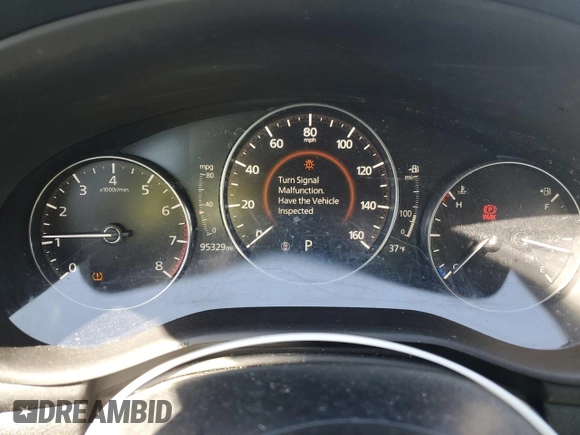 2019 Mazda 3 Premium with VIN 3MZBPAEMXKM103980, listed as a Copart auction lot 47821985 with 95,329 mi miles and Salvage Title. Bid and sale history available at DreamBid. Image 9.