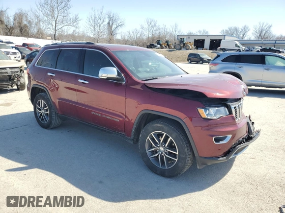 2018 Jeep Grand Cherokee Limited with VIN 1C4RJFBG3JC320317, listed as a Copart auction lot 48704285 with 135,919 mi miles and Salvage Title. Bid and sale history available at carsss.com. Image 4.