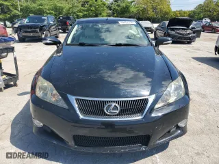 2010 Lexus IS 250C with VIN JTHFF2C28A2507556, listed as a Copart auction lot 69057534 with 137,051 mi miles and Salvage Title. Bid and sale history available at carsss.com. Image 5.