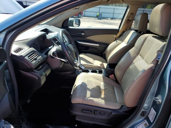 2015 Honda CR-V EX-L with VIN 2HKRM3H76FH531861, listed as a Copart auction lot 47818455 with 182,543 mi miles and Salvage Title. Bid and sale history available at DreamBid. Image 7.