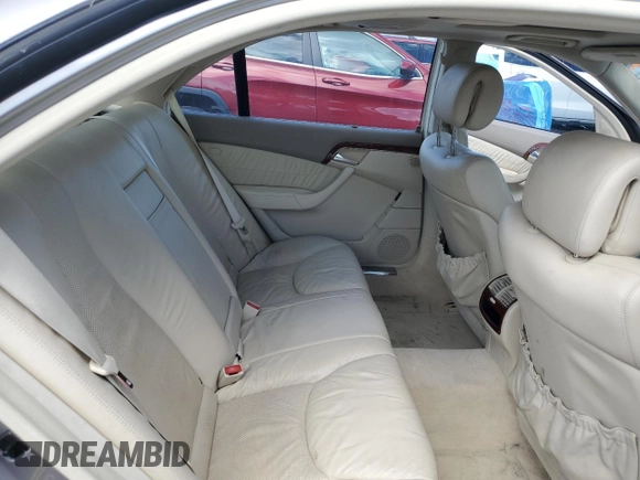 2003 Mercedes-Benz S 430 z VIN WDBNG70J93A351831, wystawiony jako Copart lot #52706965 z przebiegiem Nie podano mil oraz Nie do naprawy • Non repairable. Historia ofert i sprzedaży dostępna na DreamBid. Obrazek 10.
