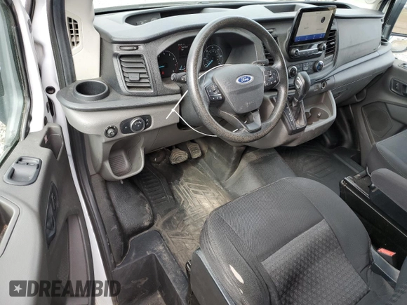 2020 Ford Transit Cargo with VIN 1FTBR2C81LKB65463, listed as a Copart auction lot 50799625 with 91,859 mi miles and Salvage Title. Bid and sale history available at carsss.com. Image 8.