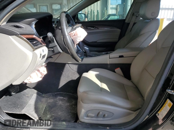 2015 Cadillac CTS RWD with VIN 1G6AP5SX8F0130675, listed as a Copart auction lot 50155755 with 141,817 mi miles and Salvage title. Bid and sale history available at DreamBid. Image 7.