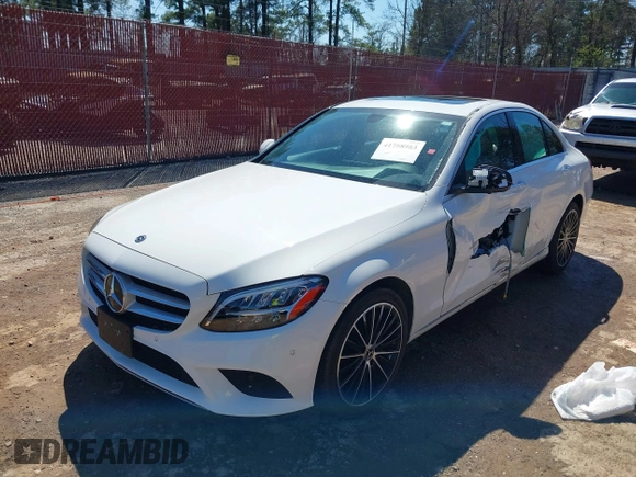2020 Mercedes-Benz C 300 with VIN WDDWF8DB6LR559612, listed as a IAAI auction lot 41758983 with 31,014 mi miles and . Bid and sale history available at DreamBid. Image 2.
