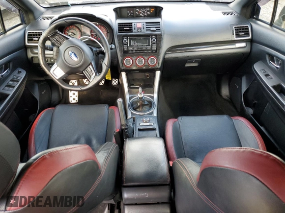 2015 Subaru WRX STI Limited with VIN JF1VA2S60F9802803, listed as a Copart auction lot 79916683 with 108,502 mi miles and Salvage title. Bid and sale history available at DreamBid. Image 8.