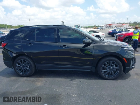 2024 Chevrolet Equinox RS with VIN 3GNAXMEGXRL108663, listed as a IAAI auction lot 42508860 with 15,675 mi miles and . Bid and sale history available at DreamBid. Image 13.