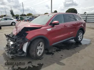 2021 Kia Sorento LX z VIN 5XYRG4LC8MG026085, wystawiony jako Copart lot #48387295 z przebiegiem 73 837 mil mil oraz Nie do naprawy. Historia ofert i sprzedaży dostępna na DreamBid. Obrazek 1.