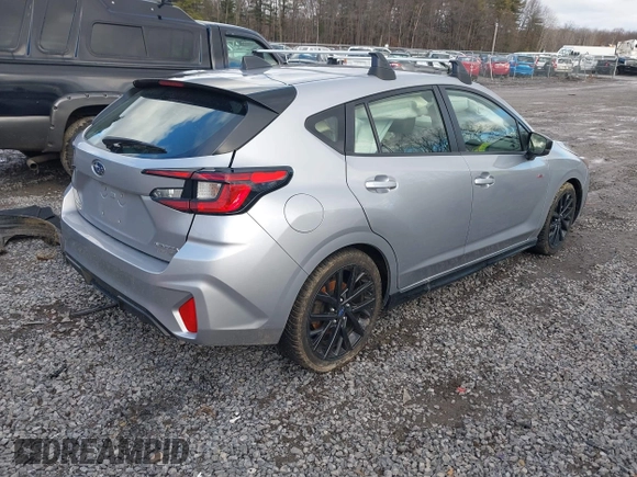 2024 Subaru Impreza RS with VIN JF1GUHHC3R8221130, listed as a IAAI auction lot 41144219 with 51,503 mi miles and . Bid and sale history available at carsss.com. Image 4.