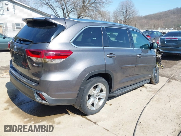 2018 Toyota Highlander Hybrid Limited with VIN 5TDDGRFHXJS043578, listed as a IAAI auction lot 41748700 with 25,937 mi miles and . Bid and sale history available at DreamBid. Image 4.