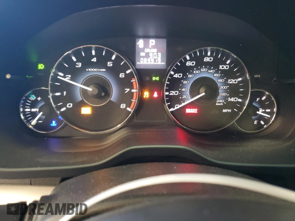 2012 Subaru Outback Prem with VIN 4S4BRBCC3C3216097, listed as a Copart auction lot 82254394 with 89,919 mi miles and Salvage title. Bid and sale history available at DreamBid. Image 9.
