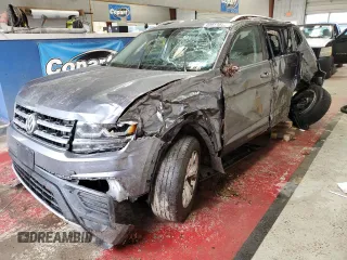 2019 Volkswagen Atlas S z VIN 1V2GR2CAXKC565750, wystawiony jako Copart lot #55911835 z przebiegiem 107 594 mil mil oraz Szkoda całkowita • Salvage title. Historia ofert i sprzedaży dostępna na DreamBid. Obrazek 1.