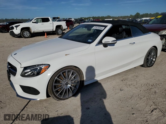2017 Mercedes-Benz C 300 with VIN WDDWK4JB3HF541876, listed as a Copart auction lot 81630864 with 61,473 mi miles and Clean Title. Bid and sale history available at DreamBid. Image 1.