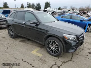 2019 Mercedes-Benz GLC with VIN WDC0G4KB3KF655877, listed as a Copart auction lot 44792765 with 79,342 mi miles and Salvage Title. Bid and sale history available at carsss.com. Image 4.