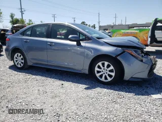 2024 Toyota Corolla LE with VIN 5YFB4MDE3RP187201, listed as a Copart auction lot 49398565 with 38,020 mi miles and Salvage Title. Bid and sale history available at carsss.com. Image 4.