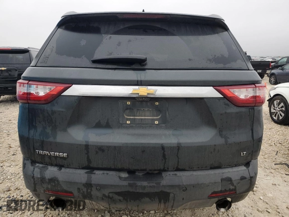 2018 Chevrolet Traverse LT z VIN 1GNERHKW1JJ113924, wystawiony jako Copart lot #85128164 z przebiegiem 103 485 mil mil oraz Szkoda całkowita • Salvage title. Historia ofert i sprzedaży dostępna na DreamBid. Obrazek 6.
