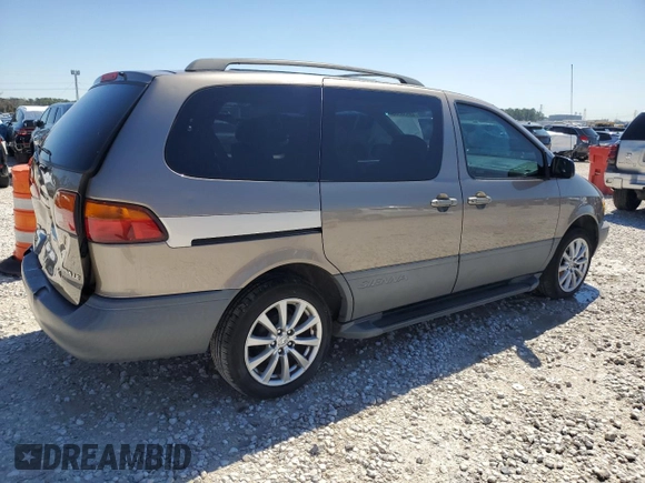 1999 Toyota Sienna LE with VIN 4T3ZF13C0XU166381, listed as a Copart auction lot 48538505 with 187,016 mi miles and Clean Title. Bid and sale history available at carsss.com. Image 3.