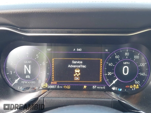 2021 Ford Mustang GT with VIN 1FA6P8CF0M5136535, listed as a IAAI auction lot 42213751 with 35,657 mi miles and . Bid and sale history available at DreamBid. Image 7.