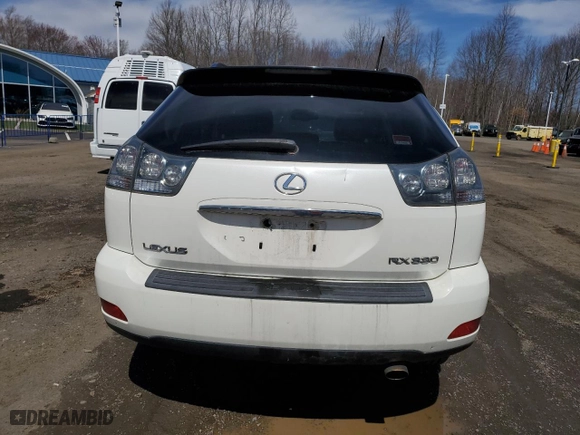 2004 Lexus RX 330 with VIN JTJHA31U540003756, listed as a Copart auction lot 52301975 with 0 mi miles and Salvage Title. Bid and sale history available at carsss.com. Image 6.
