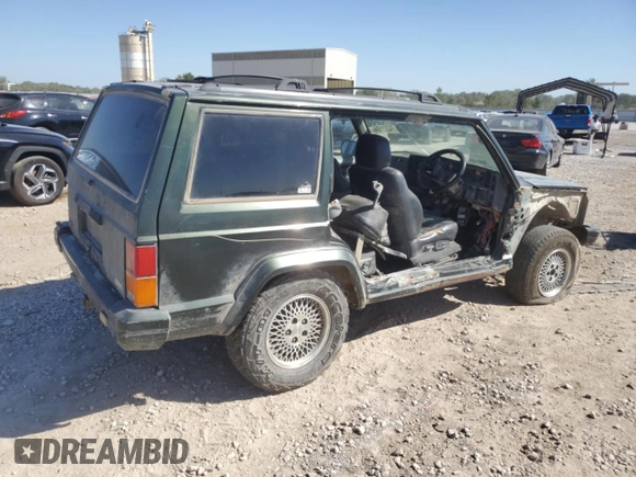 1995 Jeep Cherokee with VIN 1J4FN78S5SL557086, listed as a Copart auction lot 74221184 with 416,415 mi miles and Salvage title. Bid and sale history available at DreamBid. Image 3.