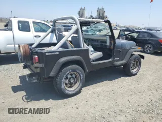 1990 Jeep Wrangler with VIN 2J4FY29T8LJ541585, listed as a Copart auction lot 54352634 with 138,022 mi miles and Salvage Title. Bid and sale history available at carsss.com. Image 3.