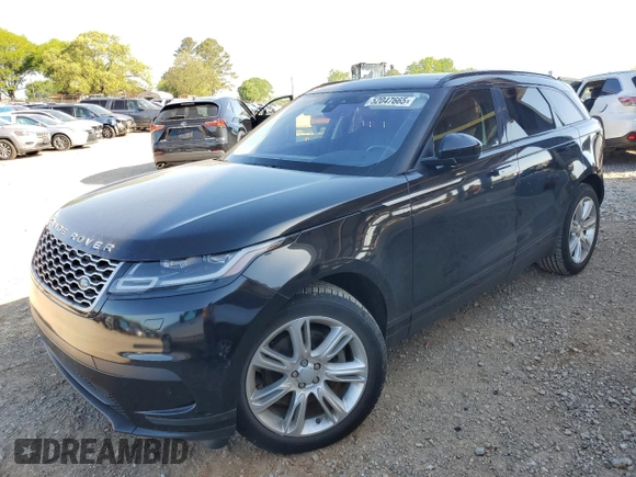 2019 Land Rover Range Rover Velar S with VIN SALYB2FV7KA218860, listed as a Copart auction lot 52047665 with 48,176 mi miles and Salvage Title. Bid and sale history available at DreamBid. Image 1.