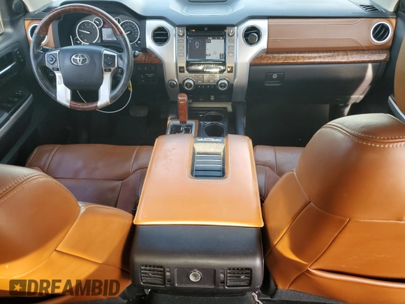 2016 Toyota Tundra 4WD Truck Platinum with VIN 5TFAW5F10GX513797, listed as a Copart auction lot 45133505 with 138,336 mi miles and Salvage Title. Bid and sale history available at carsss.com. Image 8.