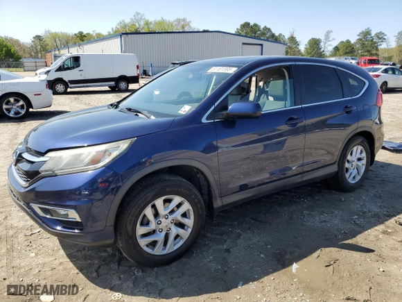 2015 Honda CR-V EX with VIN 3CZRM3H59FG710414, listed as a Copart auction lot 51181895 with 85,595 mi miles and Salvage Title. Bid and sale history available at carsss.com. Image 1.