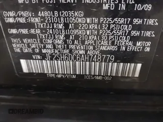 2010 Subaru Forester X Limited with VIN JF2SH6DC6AH748779, listed as a IAAI auction lot 41896498 with 158,219 mi miles and . Bid and sale history available at DreamBid. Image 9.