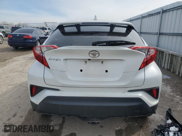 2021 Toyota C-HR LE with VIN NMTKHMBX8MR140088, listed as a Copart auction lot 47871245 with 37,884 mi miles and Salvage Title. Bid and sale history available at carsss.com. Image 6.